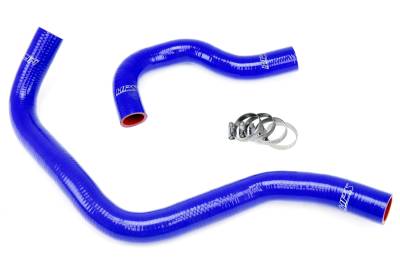 HPS Performance - HPS 57-1002-BLUE Blue Silicone Radiator Hose Kit For90-93 Blue Integra B18 B20
