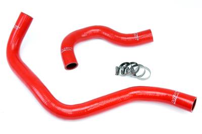 HPS Performance - HPS 57-1002 Red Red Silicone Radiator Hose Kit for 90-93 Acura Integra B18 B20
