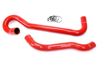 HPS Performance - HPS 57-1704 Red Red Radiator Hose Kit for 05-08 Jeep Grand Cherokee V8