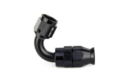 HPS Performance - HPS 350-1203 Compression Hose End To -3AN Female for SS PTFE Alum Black 120-DEG