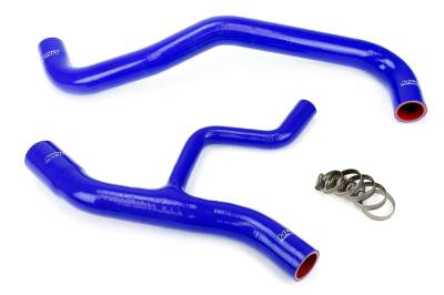 HPS Performance - HPS 57-1012-BLUE Blue Silicone Radiator Hose Kit for 02-04 Ford Mustang GT