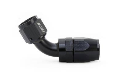 HPS Performance - HPS 250-6010 Compression DBL Swivel Hose End To AN -10 Female Alum Black 60-DEG
