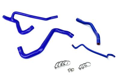 HPS Performance - HPS 57-1014-BLUE Blue Silicone Radiator Hose Kit for 07-10 Ford Mustang GT V8