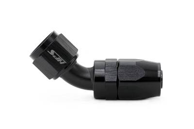 HPS Performance - HPS 250-4510 Compression DBL Swivel Hose End To AN -10 Female Alum Black 45-DEG