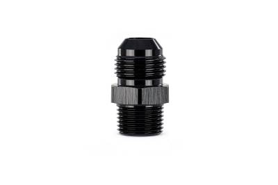 HPS Performance - HPS AN816-10-M1815 -10AN Flare To NPT/M18X1.5 Metric Adapter Straight Black