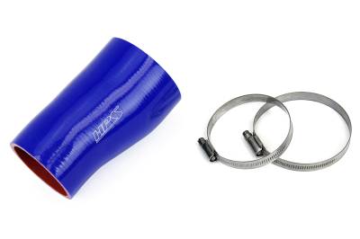 HPS Performance - HPS 57-1765-BLUE Blue Air Intake Kit Post MAF Hose for 17-21 Honda Civic Type R