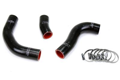 HPS Performance - HPS 57-1776-BLK Black Radiator Coolant Hose Kit for 88-90 Land Cruiser FJ62