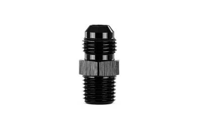 HPS Performance - HPS AN816-6-M1415 -6AN Flare To NPT/M14X1.5 Metric Adapter Straight Black
