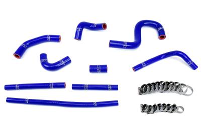 HPS Performance - HPS 57-1798-BLUE Blue Heater Coolant Hose Kit for 96-02 Toyota 4Runner 3.4L V6