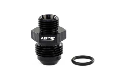 HPS Performance - HPS AN920-04-03 Black AN -4 Male To -3 O-ring Boss Port Thread Male Adapter