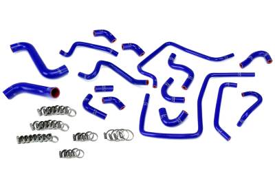 HPS Performance - HPS 57-1812-BLUE Radiator/Heater Coolant Hose Kit for 02-03 Subaru Impreza WRX