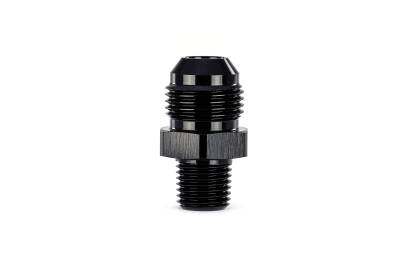 HPS Performance - HPS AN81610xM1615 -10AN Flare To NPT/M16X1.5 Metric Adapter Straight Black