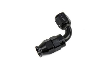 HPS Performance - HPS 350-9008 Compression Hose End To -8AN Female for SS PTFE Alum Black 90-DEG