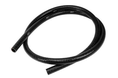 HPS Performance - HPS FKM-3F-038-BLK 9.5mm FKM Lined Oil Resistant Hose 3-Ply 3/8" Black 3' Long