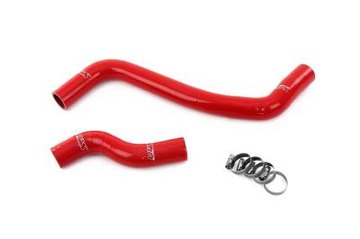 HPS Performance - HPS 57-2124 Red Red Radiator Coolant Hose Kit for 93-97 Toyota Corolla 4Cyl