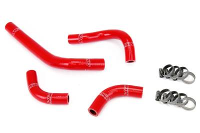 HPS Performance - HPS 57-1234 Red Red Silicone Radiator Hose Kit for 04-09 Honda CRF250R