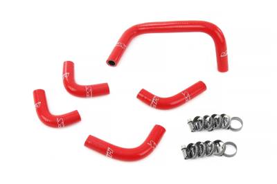 HPS Performance - HPS 57-2134 Red Red Air Control Hoses Kit for 95-98 Nissan GTR R33 BCNR33