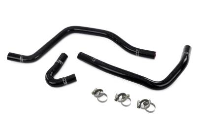 HPS Performance - HPS 57-2120-BLK Black Heater Coolant Hose Kit for 03-05 Ford Excursion/Superduty