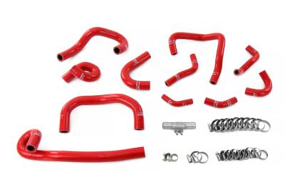 HPS Performance - HPS 57-2139 Red Red Heater & Ancillary Hose Kit for 95-98 Nissan Skyline GTR