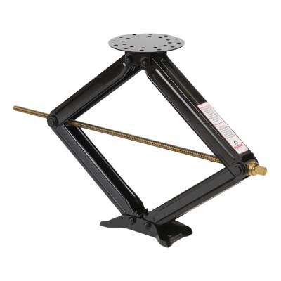 Husky Towing - Husky Towing 88124 RV Frame Stabilizer w/Round Support Plate 5000lb Scissor Jack