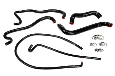 HPS Performance - HPS 57-1861-BLK Black Radiator Coolant Hose Kit for 08-09 Pontiac G8 GT 6.0L V8