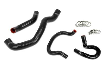 HPS Performance - HPS 57-2099-BLK Black Radiator Heater Coolant Hose Kit for 98-05 Lexus GS300