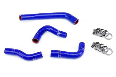 HPS Performance - HPS 57-1825-BLUE Blue Radiator Coolant Hose Kit for 13-17 KTM Duke 390