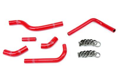 HPS Performance - HPS 57-1252-RED Red Silicone Radiator Hose Kit for 04-06 Suzuki RMZ250