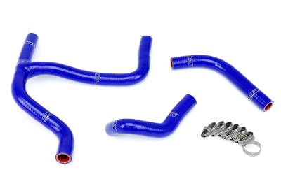 HPS Performance - HPS 57-1255-BLUE Blue Silicone Radiator Hose Kit for 08-14 Suzuki RMZ450