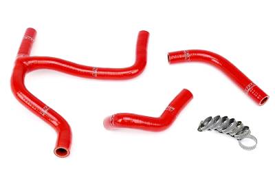 HPS Performance - HPS 57-1255-RED Red Silicone Radiator Hose Kit for 08-14 Suzuki RMZ450