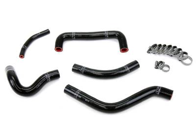 HPS Performance - HPS 57-1258-BLK Black Silicone Radiator Hose Kit 04-05 Suzuki RMZ450