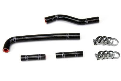 HPS Performance - HPS 57-1259-BLK Black Silicone Radiator Hose Kit for 01-06 Yamaha WR250F
