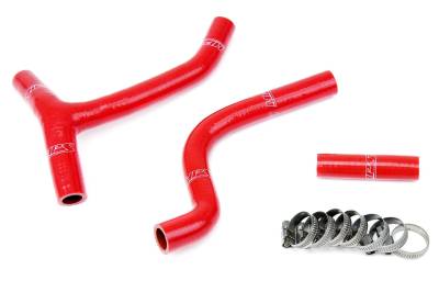 HPS Performance - HPS 57-1265 Red Red Silicone Radiator Hose Kit for 10-11 Yamaha YZ250F