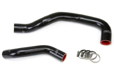 HPS Performance - HPS 57-1271-BLK Black Radiator Heater Coolant Hose Kit for 98-05 Lexus GS300