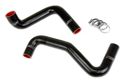 HPS Performance - HPS 57-1956-BLK Black Radiator Coolant Hose Kit for Nissan 240SX/S13/S14/S15 LS
