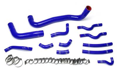 HPS Performance - HPS 57-1610-BLUE Silicone Replaces Rubber Radiator & Heater Hoses