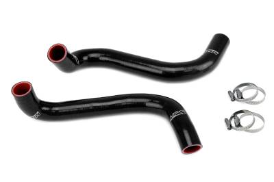 HPS Performance - HPS 57-2011-BLK Black Radiator Coolant Hose Kit for 84-85 Mercedes-Benz 300D