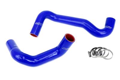 HPS Performance - HPS 57-1991-BLUE Blue Radiator Coolant Hose Kit Nissan 240SX S13 S14 S15 LS Swap