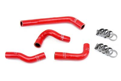 HPS Performance - HPS 57-1825 Red Red Radiator Coolant Hose Kit for 13-17 KTM Duke 390