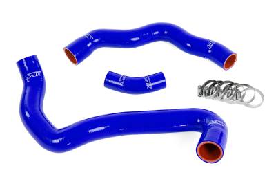 HPS Performance - HPS 57-1970-BLUE Blue Radiator Coolant Hose Kit for 97-98 M-Benz C230 C220 W202