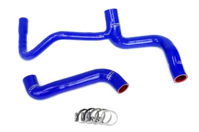 HPS Performance - HPS 57-2037-BLUE Blue Radiator Coolant Hose Kit for 86-89 Mercedes-Benz 190D