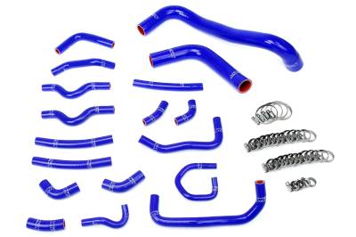 HPS Performance - HPS 57-1914-BLUE Radiator/Heater Coolant Hose Kit for 98-02 Land Cruiser & LX470