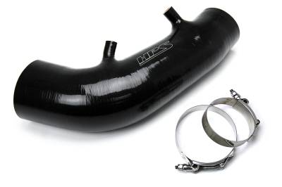 HPS Performance - HPS 57-3004-BLK Black Air Intake Kit Post MAF Hose for 06-09 Honda S2000 F22