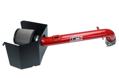 HPS Performance - HPS 827-169R Red Air Intake Kit for 05-23 Toyota Tacoma 2.7L