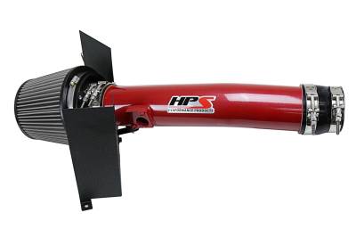 HPS Performance - HPS 827-583R Red Air Intake Kit for 10-14 Toyota FJ 10-24 Toyota 4Runner