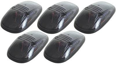 Pacer Performance - Pacer 20-245S Smoke Hi-5 Cab Roof Light Kit 99-02 Dodge Style