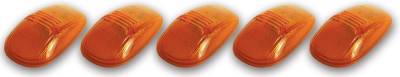 Pacer Performance - Pacer 20-245 Amber Hi-5 Cab Roof Light Kit for 99-02 Dodge Style