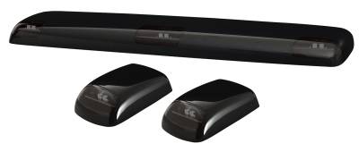 Pacer Performance - Pacer 20-266S LED Amber Hi-5 Cab Roof Light Kit for 15-19 GM Style