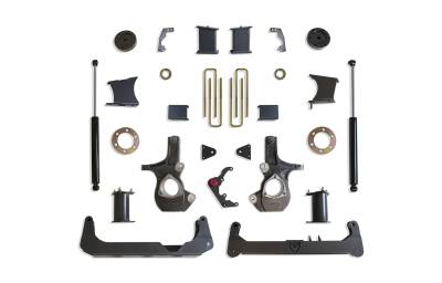 MaxTrac - MaxTrac K941570A 7" Crossmember Lift Kit Stamped Steel Or Aluminum Arms