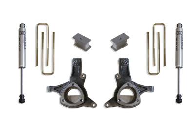MaxTrac - MaxTrac K881343F 4.5" Lift Kit Fox Shocks Cast Steel Arms